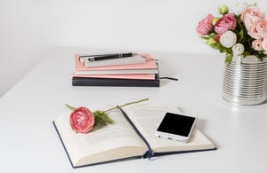 book-on-a-white-wooden-table